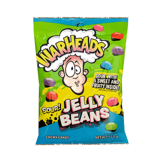 Warheads Sour Jellybean Bag 150g