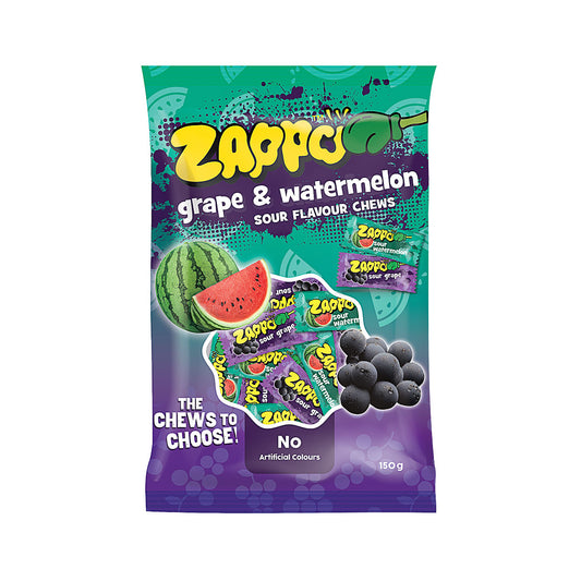 Zappo Flowpackbag Grape & Watermelon 150g