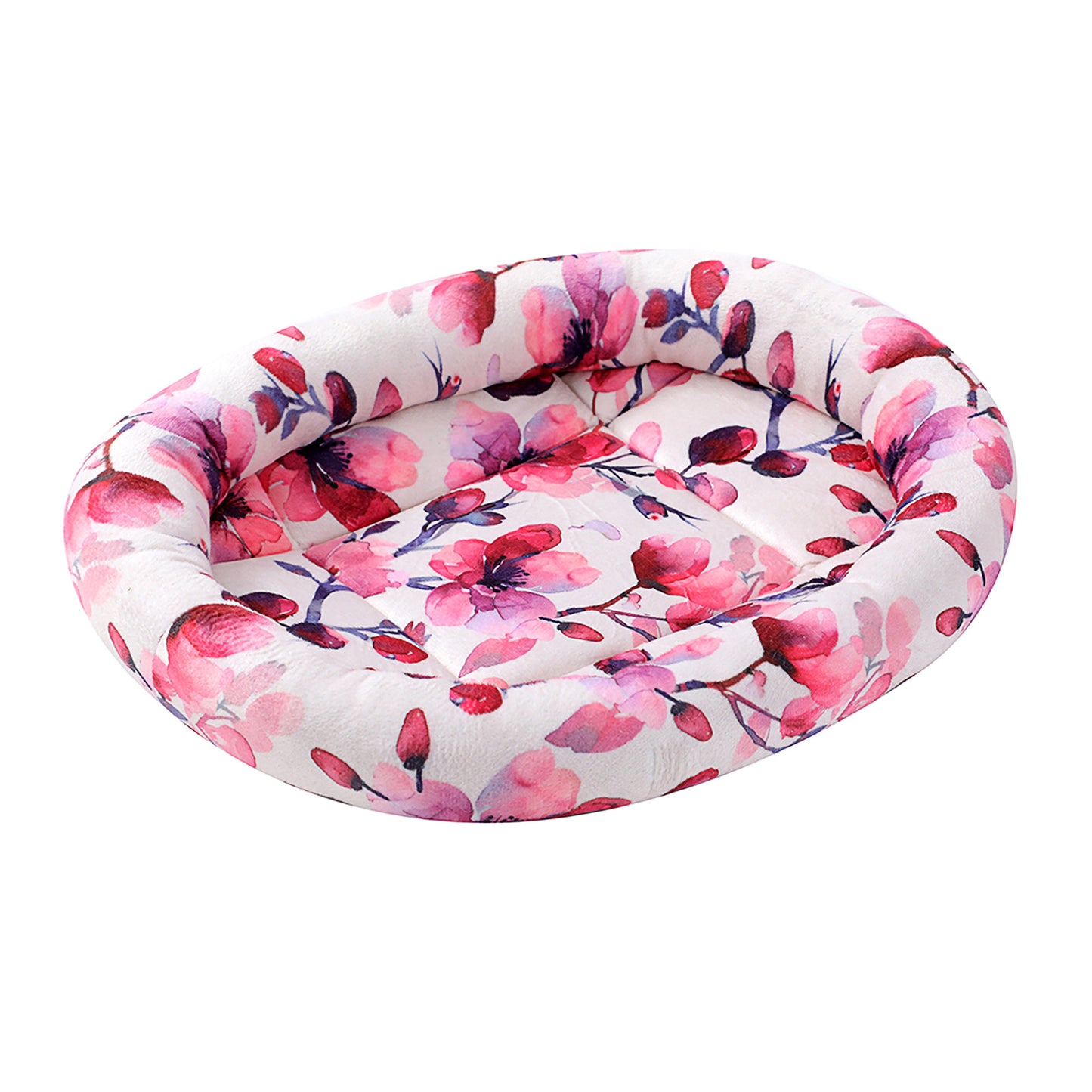 Waggi Round Cat Bed Floral 39cm Assorted