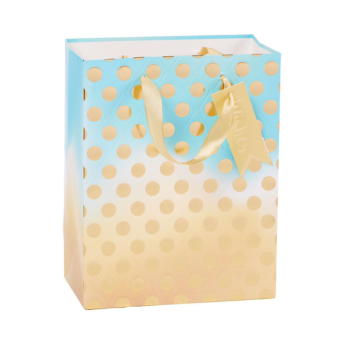 Gift Bag Ombre Foil Spot Medium