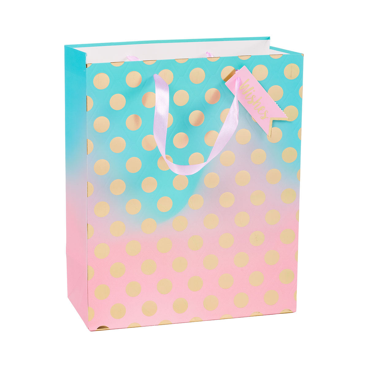 Gift Bag Ombre Foil Spot Large