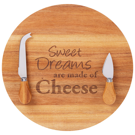 3pc Sweet Dreams Cheese Board Set