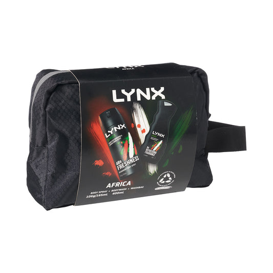 Lynx Africa Body Spray & Wash Set