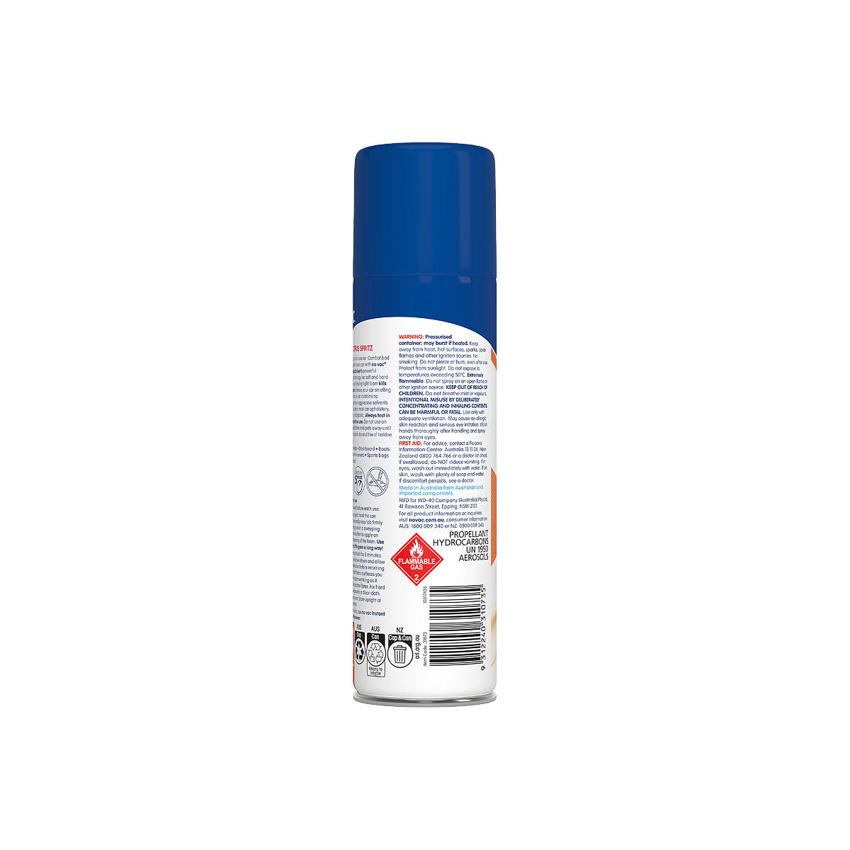 No Vac Car Deodoriser Citrus 290g