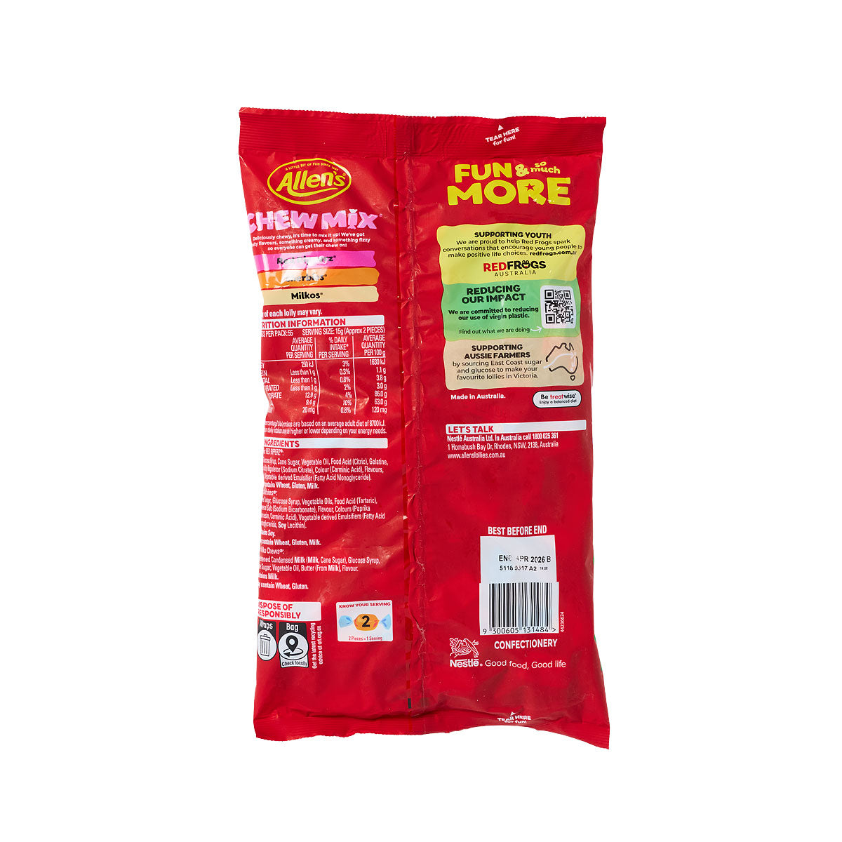 Allens Chew Mix 830g
