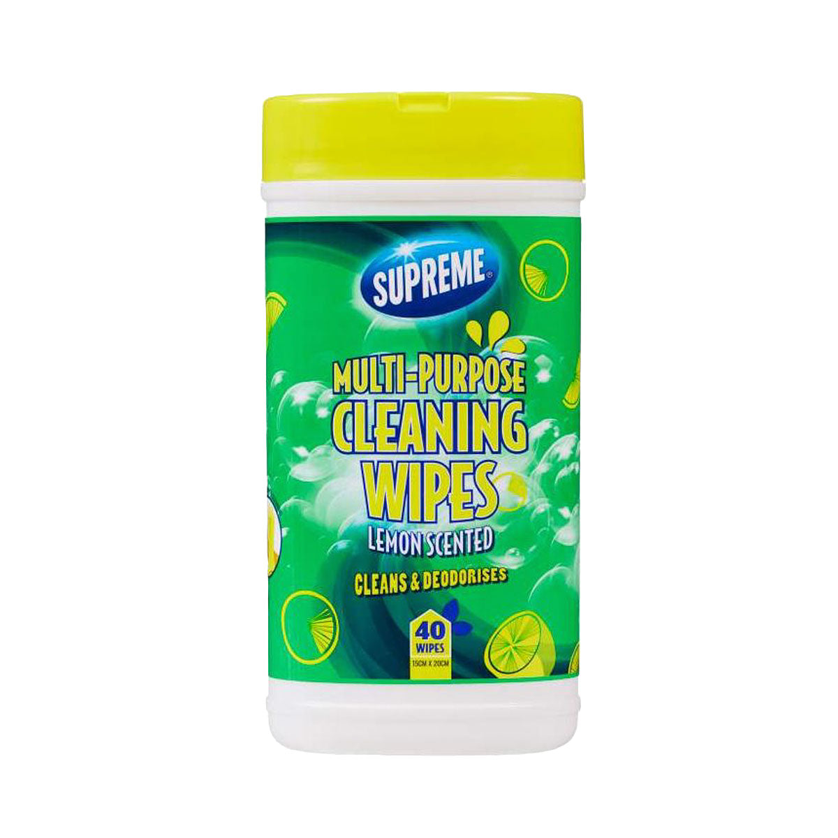 Supreme Multi-purpose Cleaning Wipes 40pk