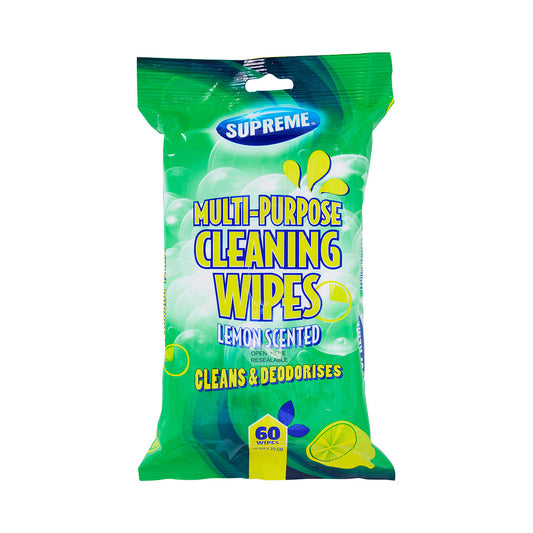 Supreme Multi-purpose Cleaning Wipes 60pk