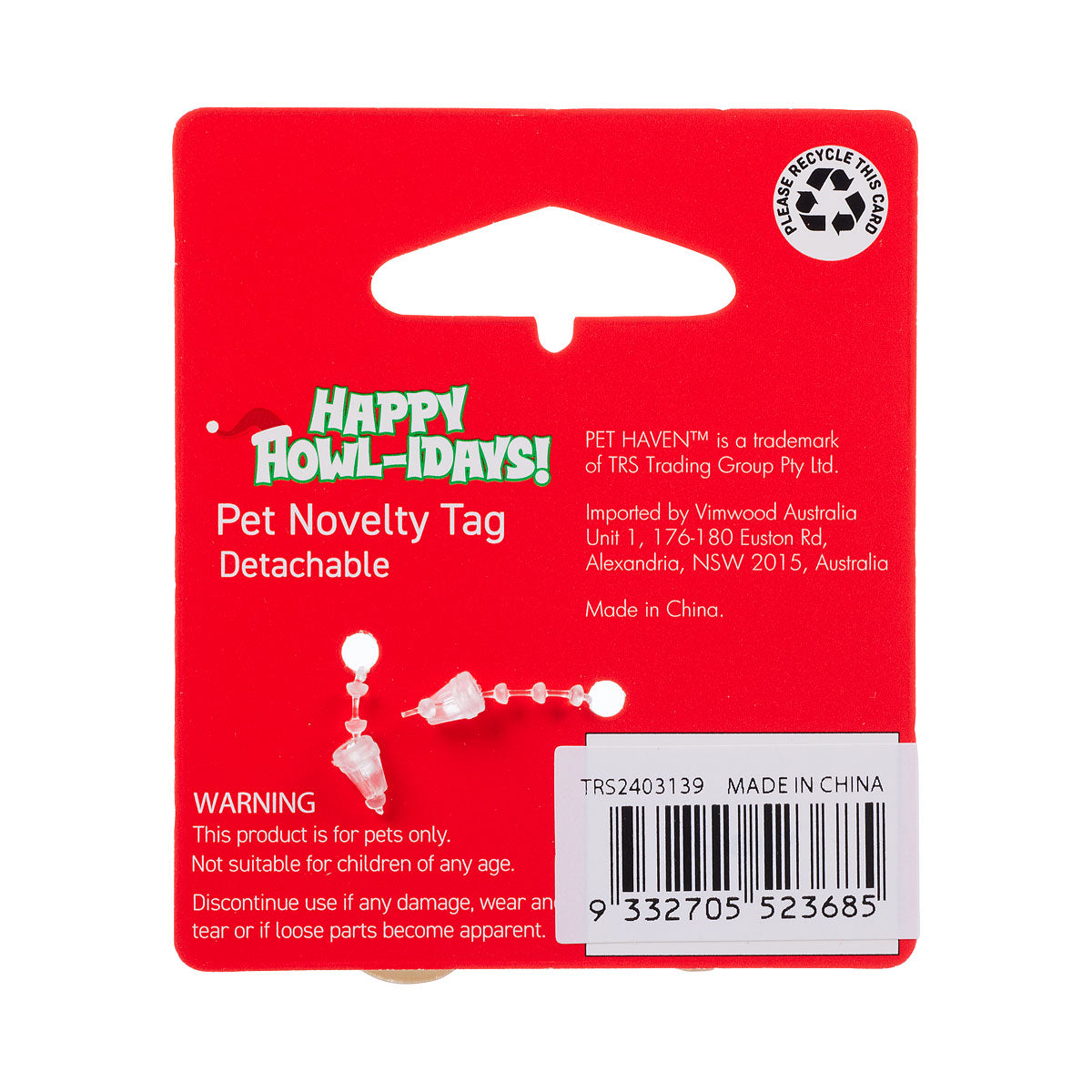 Christmas Pawsome Tag