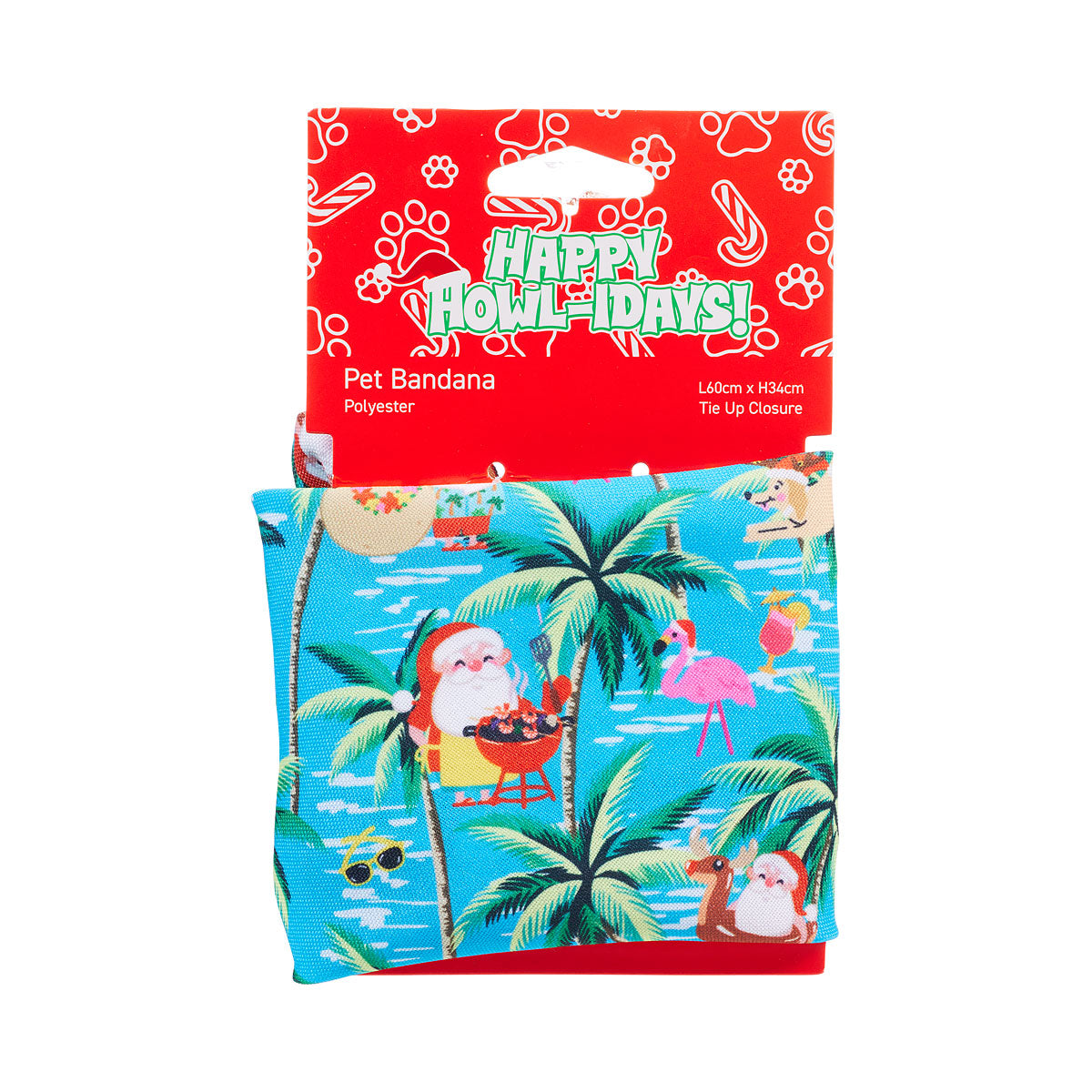 Christmas Tropical Bandana