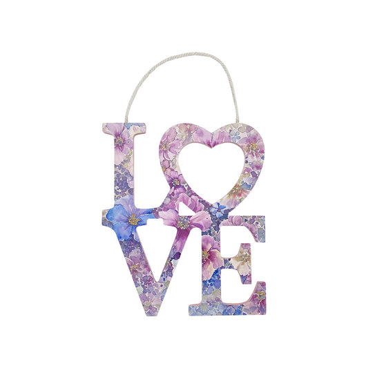 Hanging Plaque Heart Love