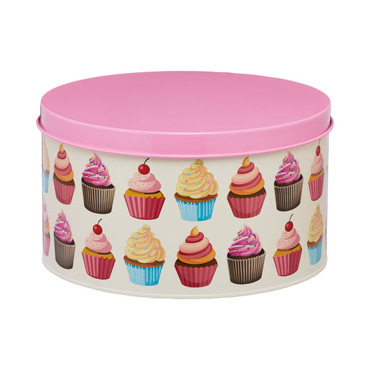 Naughty and Nice Cake Tin Round Large