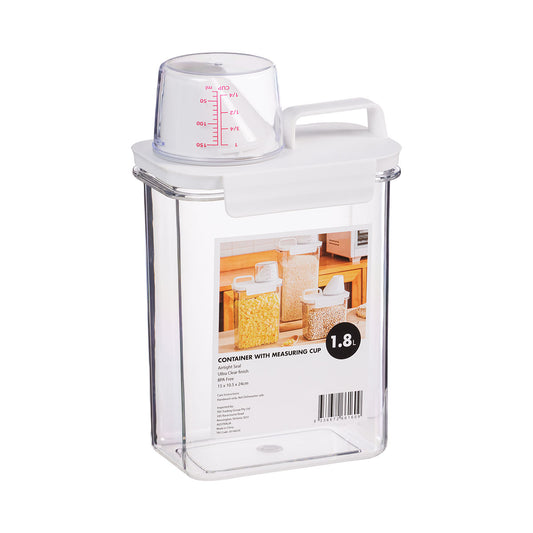 Dispensing Container With Measuring Cup 1.8L