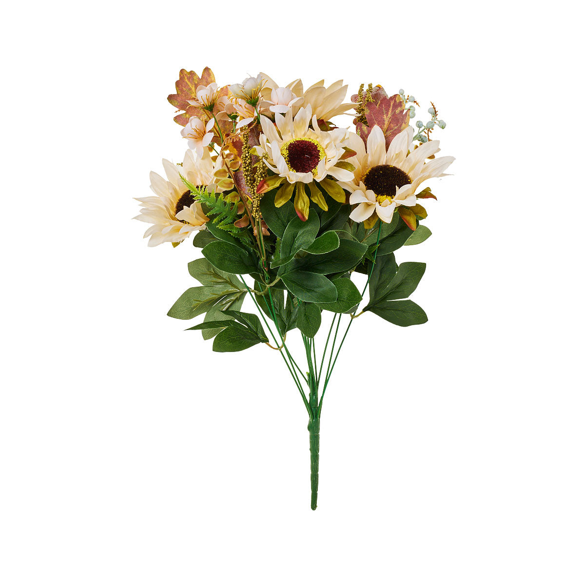 Cottage Sunflower Large Bunch Yellow/Cream