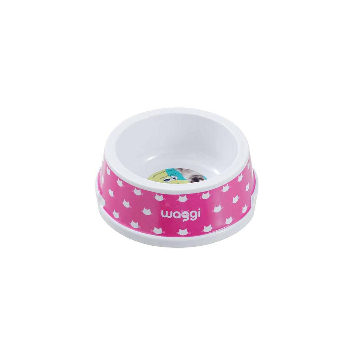 Waggi Melamine Cat Bowl 14cm 200mL Assorted