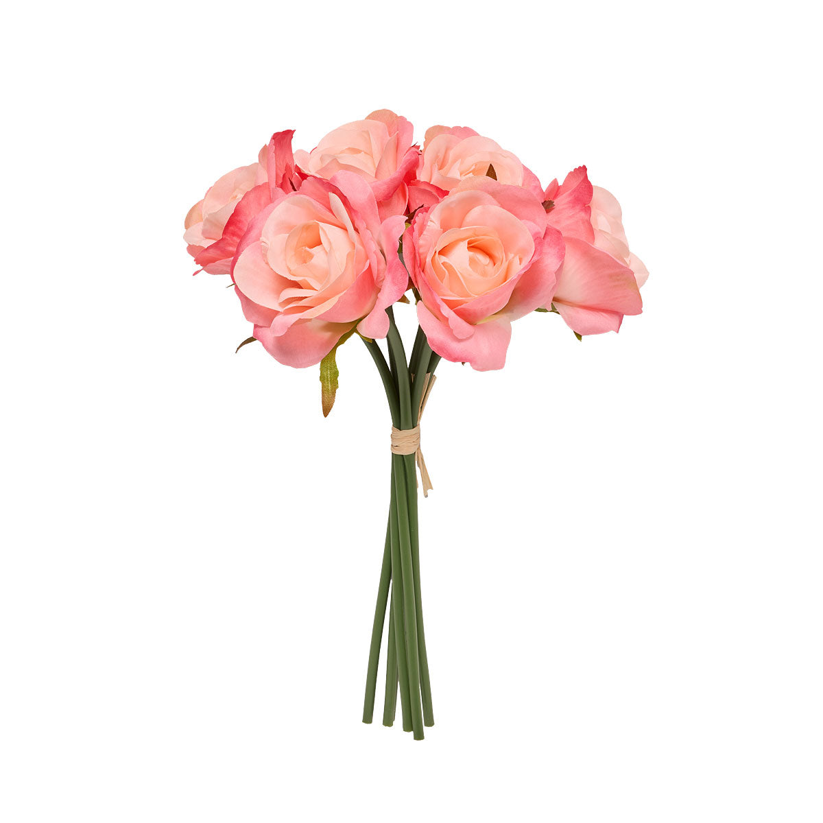 Rose Bunch Peach/Red/Pink