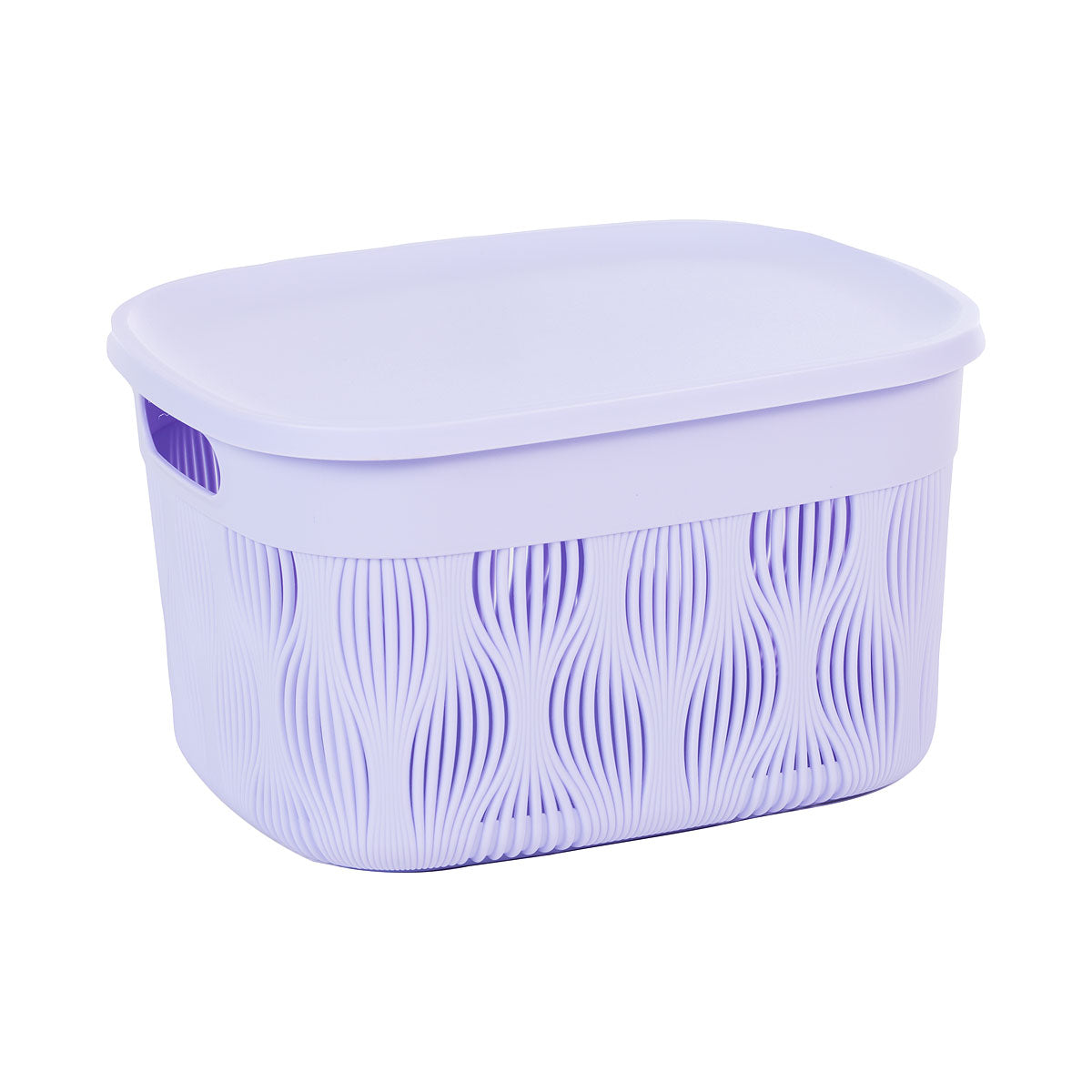 Tula Oval Basket With Lid 5.5L Assorted