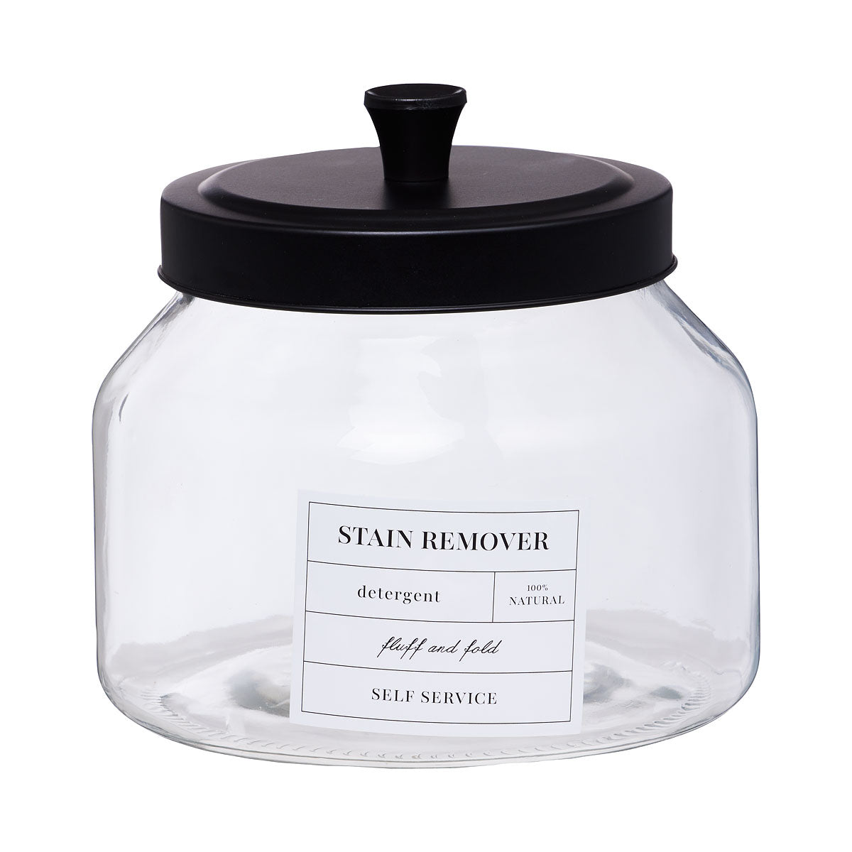 Laundry Glass Storage Jar 1.6L