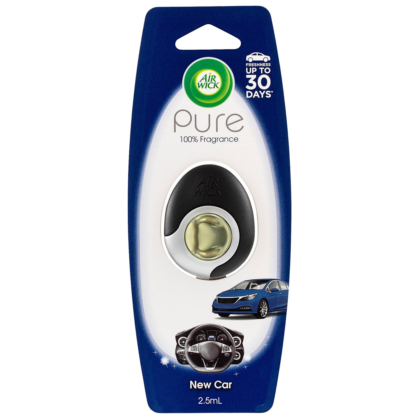 Air Wick Air Freshener Pure Clip New Car 2.5mL