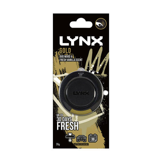 Lynx Air Freshener 3D Hang Gold Scent