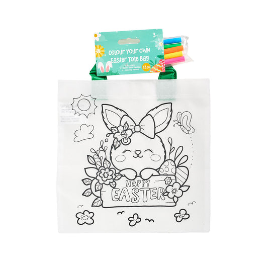 Easter Colour Your Own Tote Bag