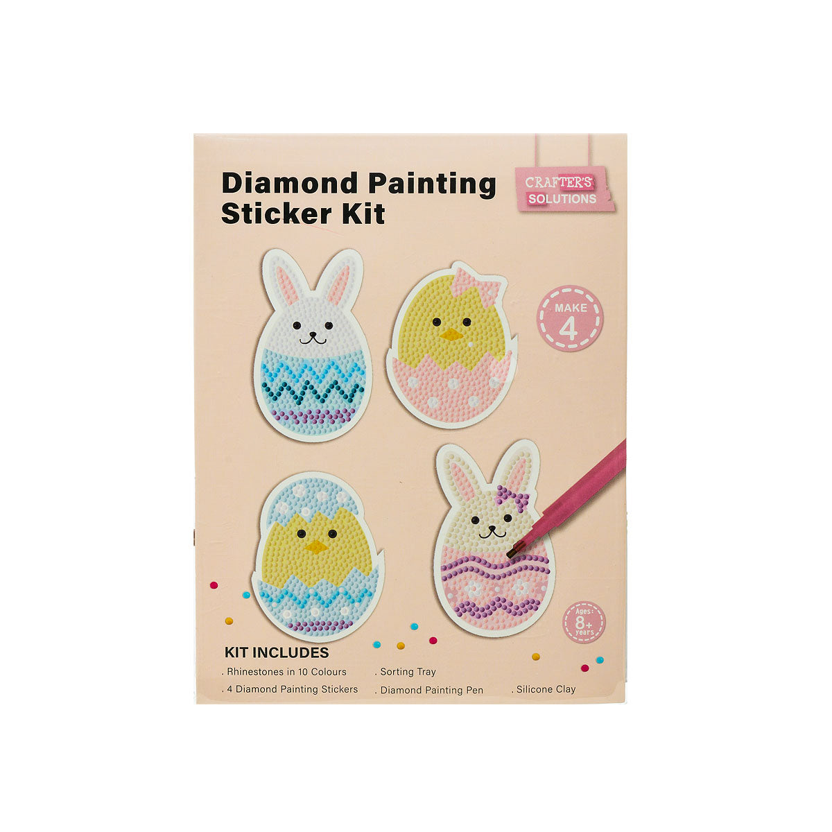 Easter 4pc Diamond Painting Sticker Kit