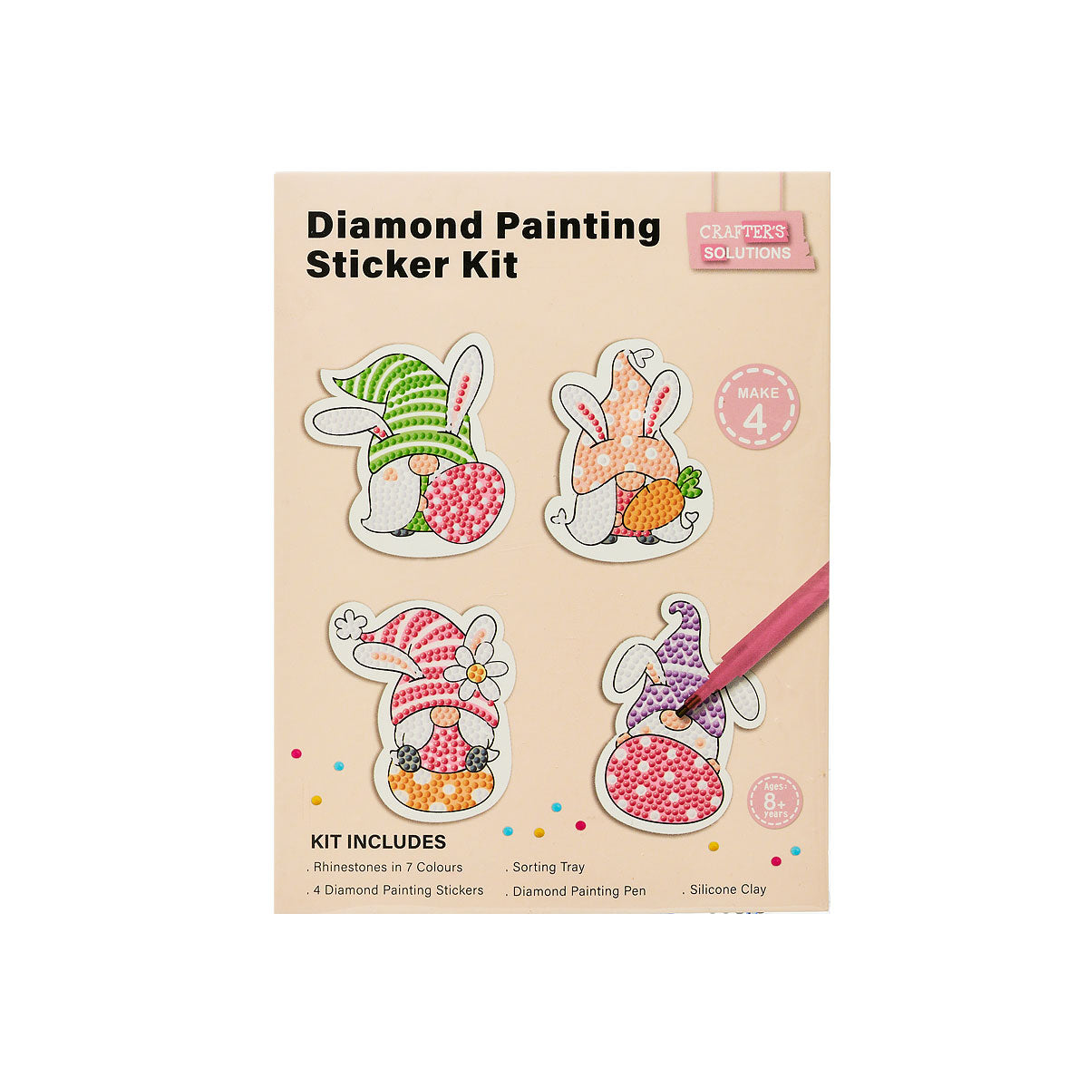 Easter 4pc Diamond Painting Sticker Kit