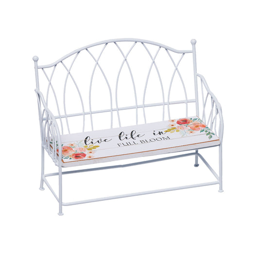 Mini Bench Seat Ornament Bloom