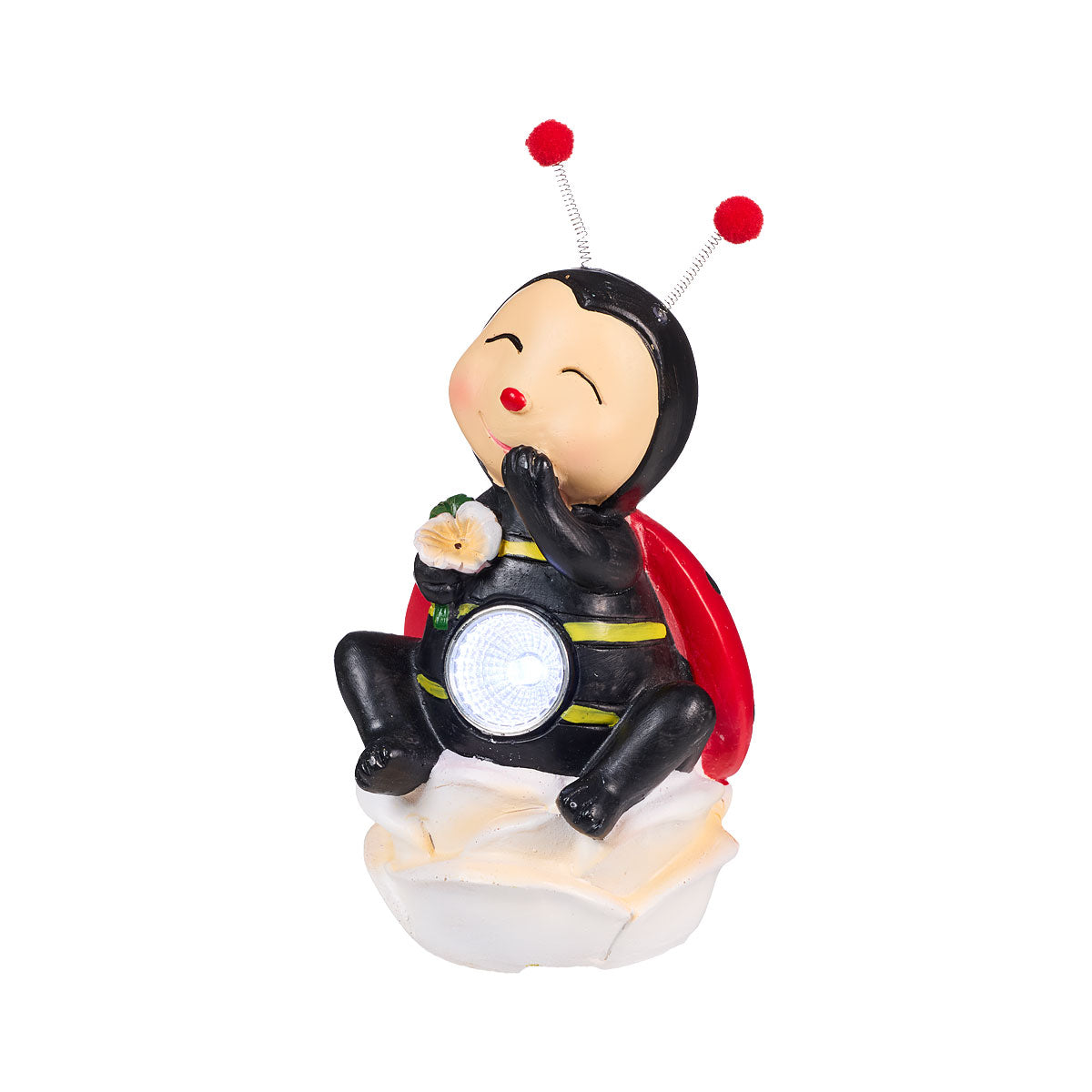 Smiling Ladybug Solar Light Assorted