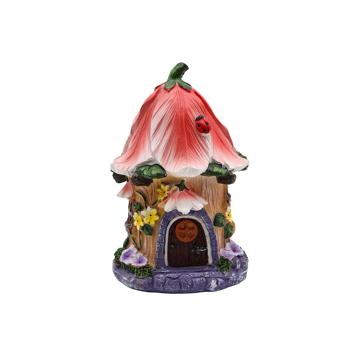Solar Polyresin Fairy House Light Assorted