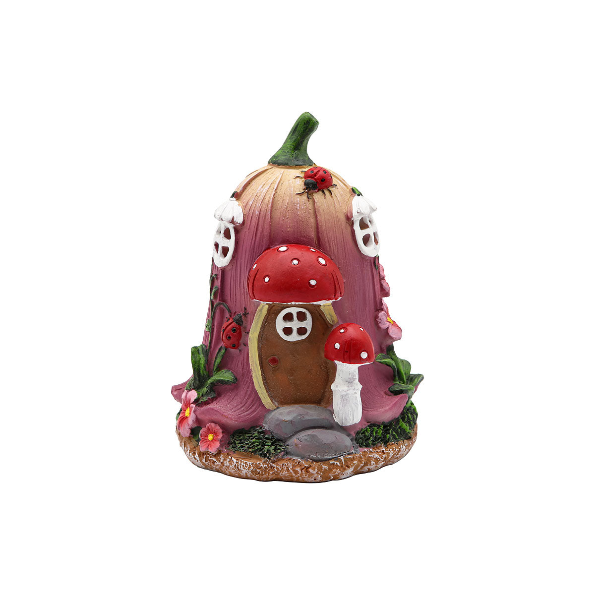 Solar Polyresin Fairy House Light Assorted