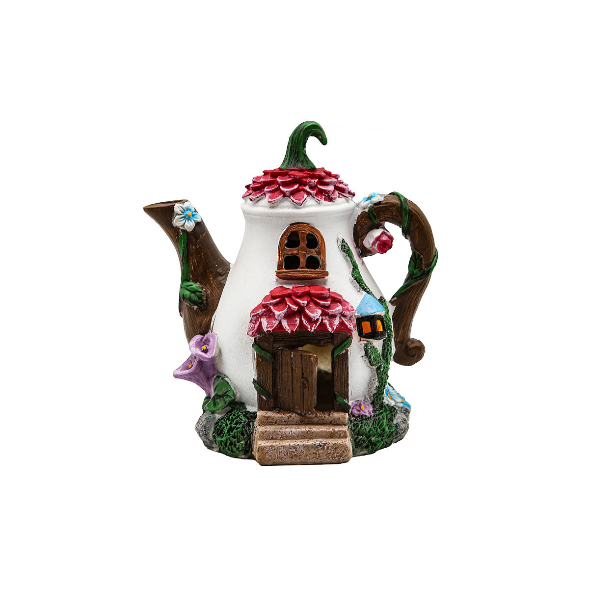 Solar Polyresin Fairy House Light Assorted