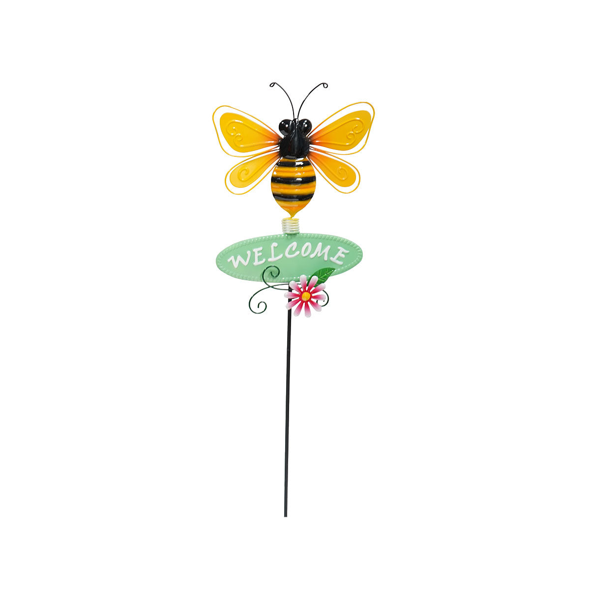 Insect Welcome Metal Garden Stake Assorted