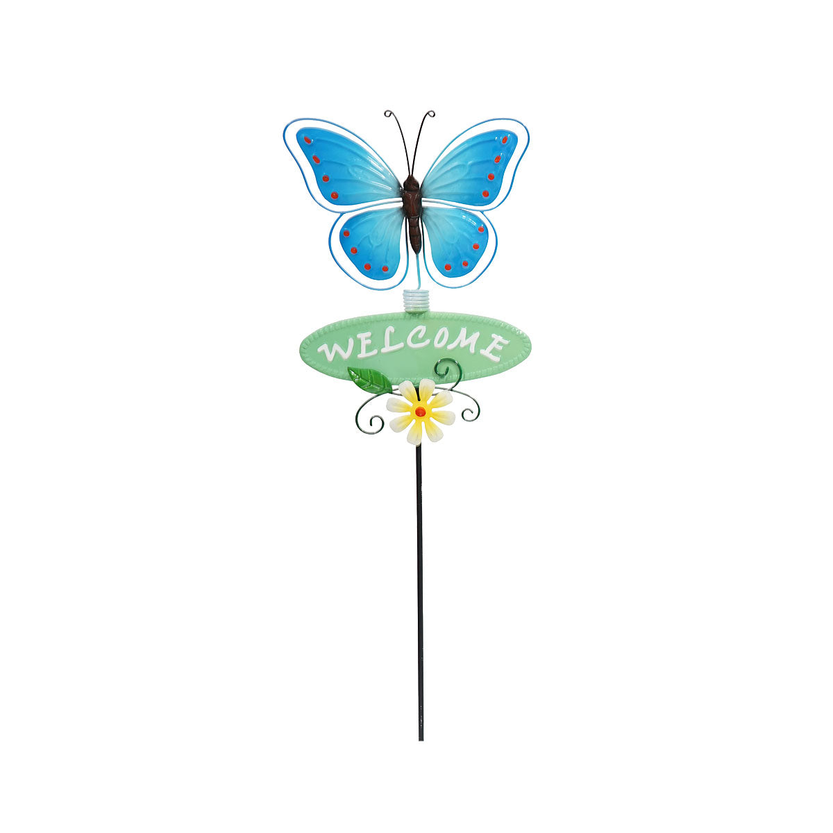 Insect Welcome Metal Garden Stake Assorted