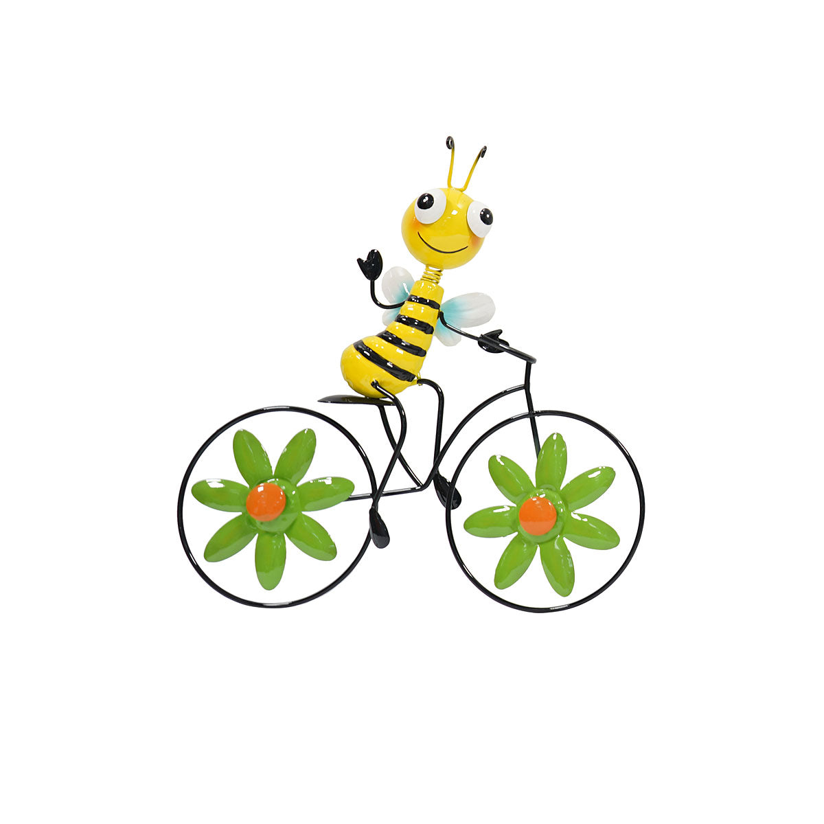 Metal Insect And Floral Bike Wall Art Assorted