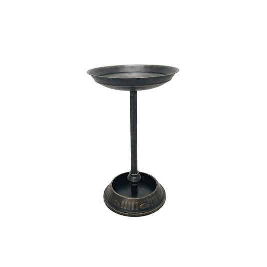 Metal Standing Bird Bath