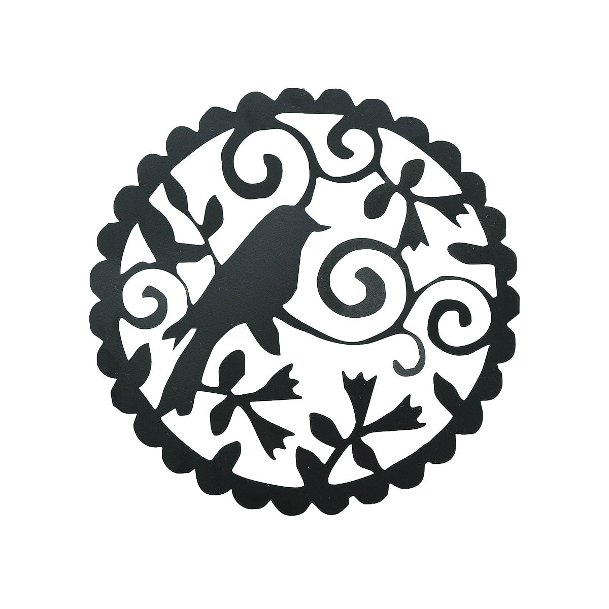 Silhouette Metal Wall Art Black Assorted