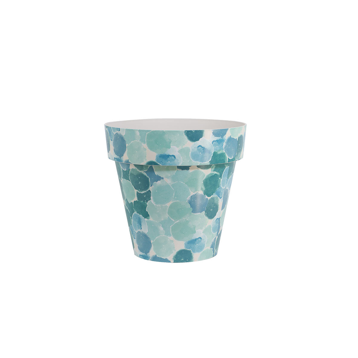 Printed Plastic Pot With Rim D28cm Assorted