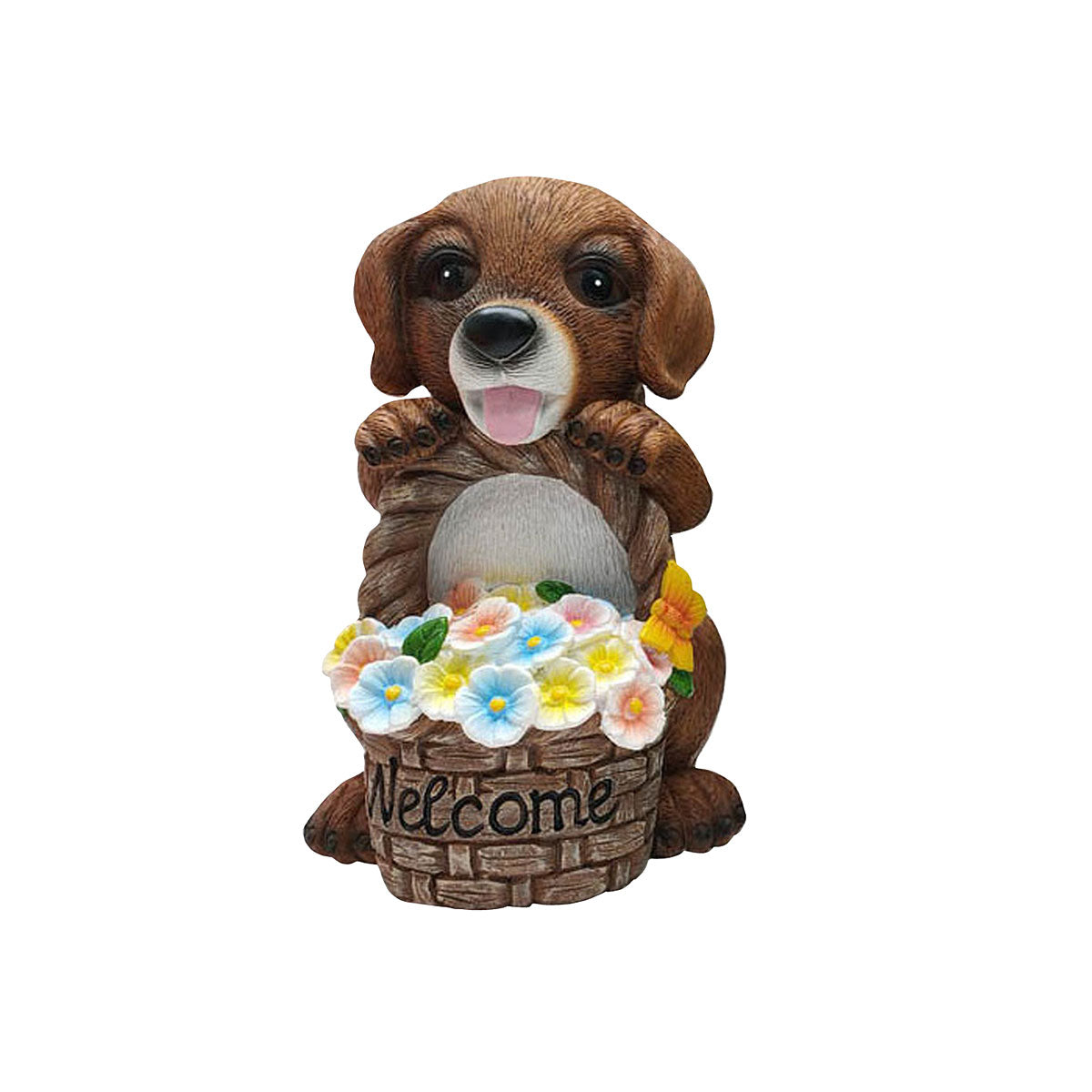 Animal With Basket Decor Assorted