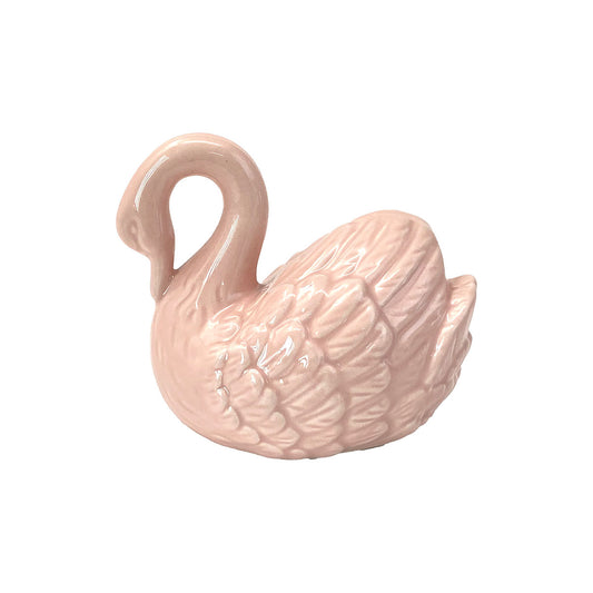 Ornament Swan Pink/White