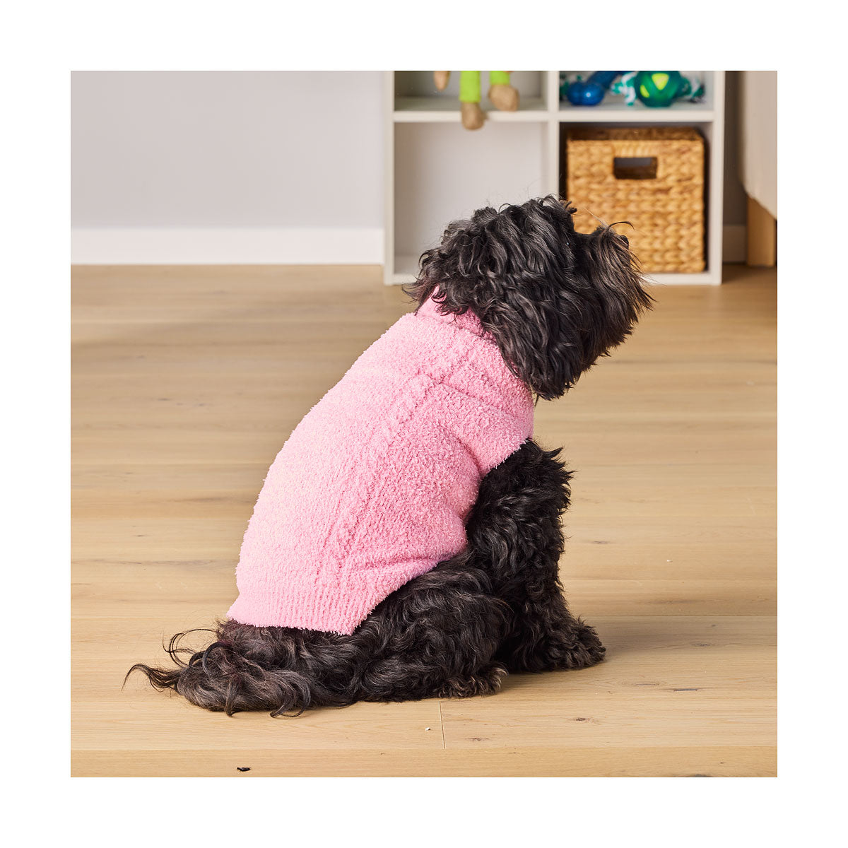 Pet Butter Yarn Sherpa Pink/Silver 30/40cm