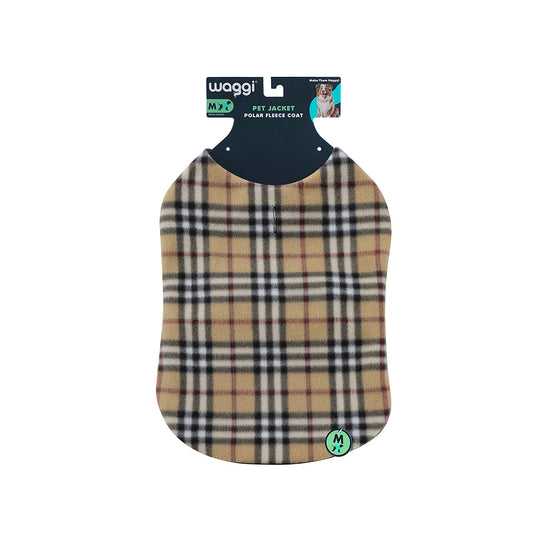 Waggi Pet Polar Fleece Check 30/40/50/60cm