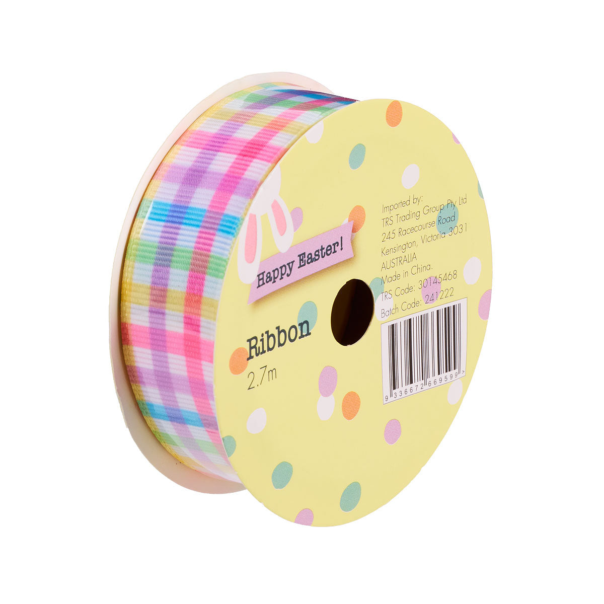 Easter Ribbon 2.7m Assorted