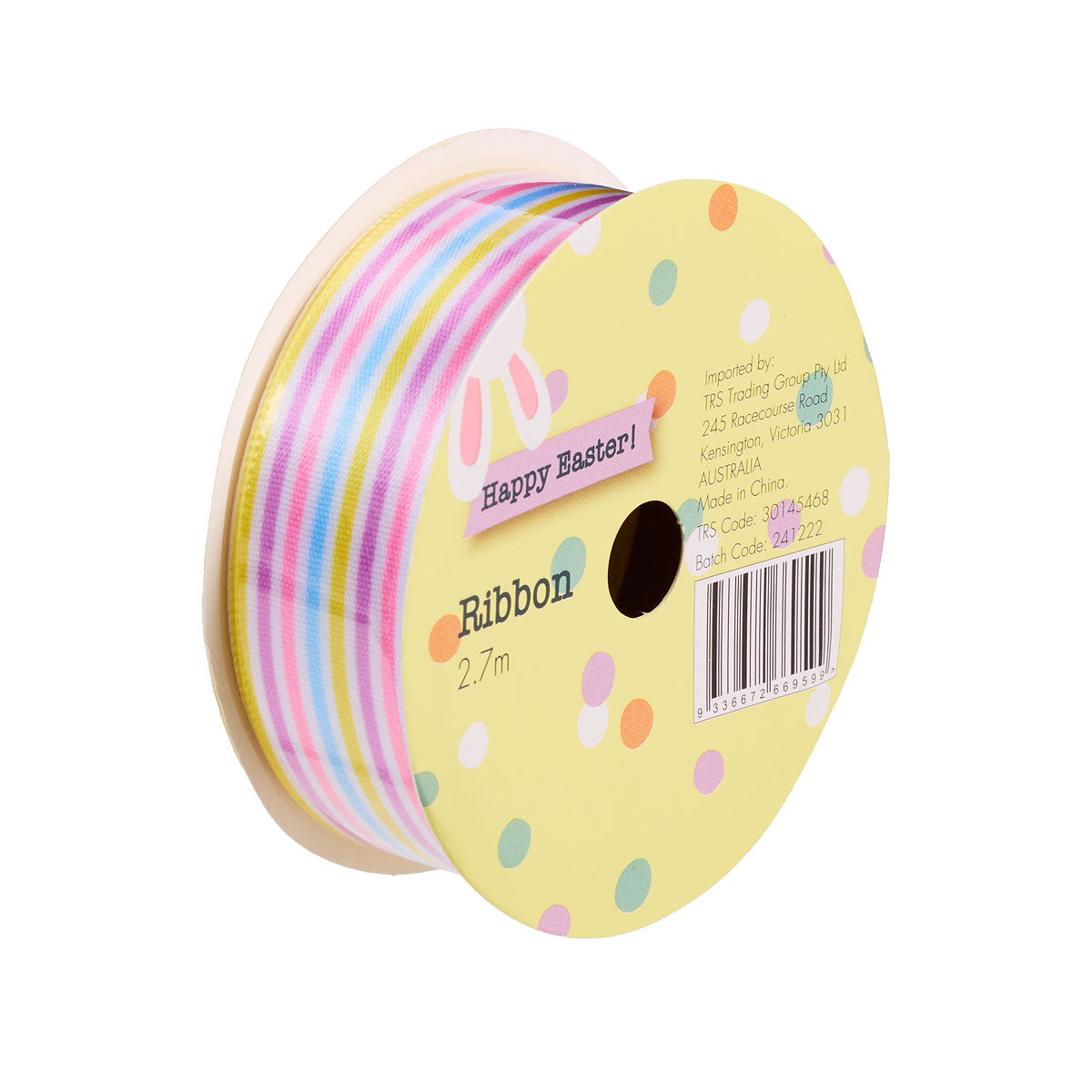 Easter Ribbon 2.7m Assorted