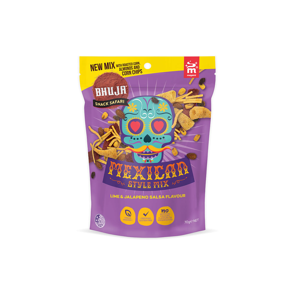 Bhuja Mexican Style Mix 70g