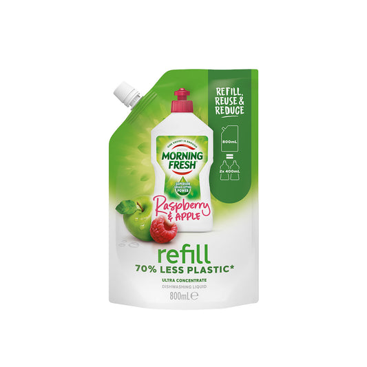 Morning Fresh Eco Refills Dishwashing Liquid Raspberry & Apple 800mL