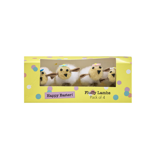 Easter Fluffy Lambs 4pk
