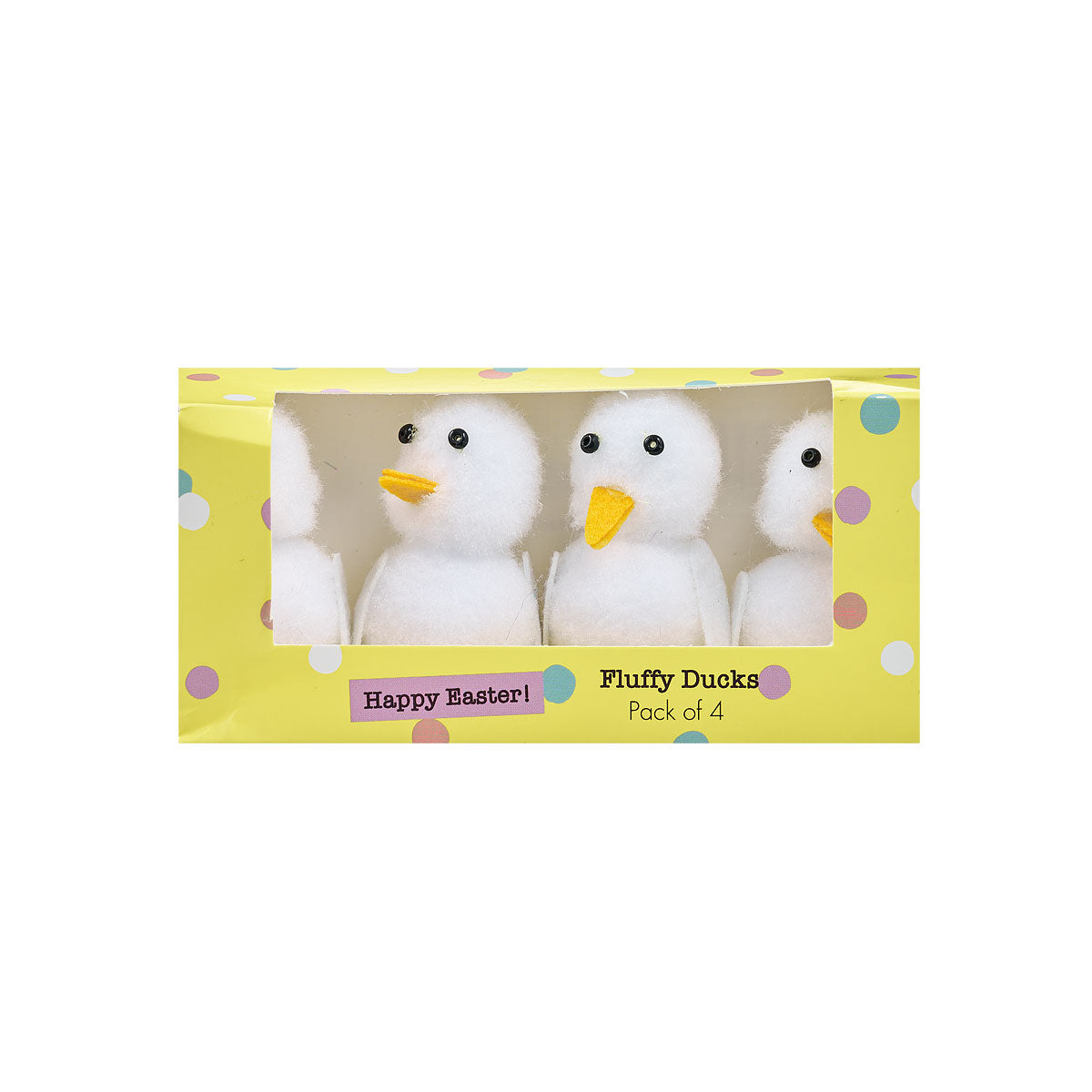 Easter Fluffy Pigs/Ducks 4pk
