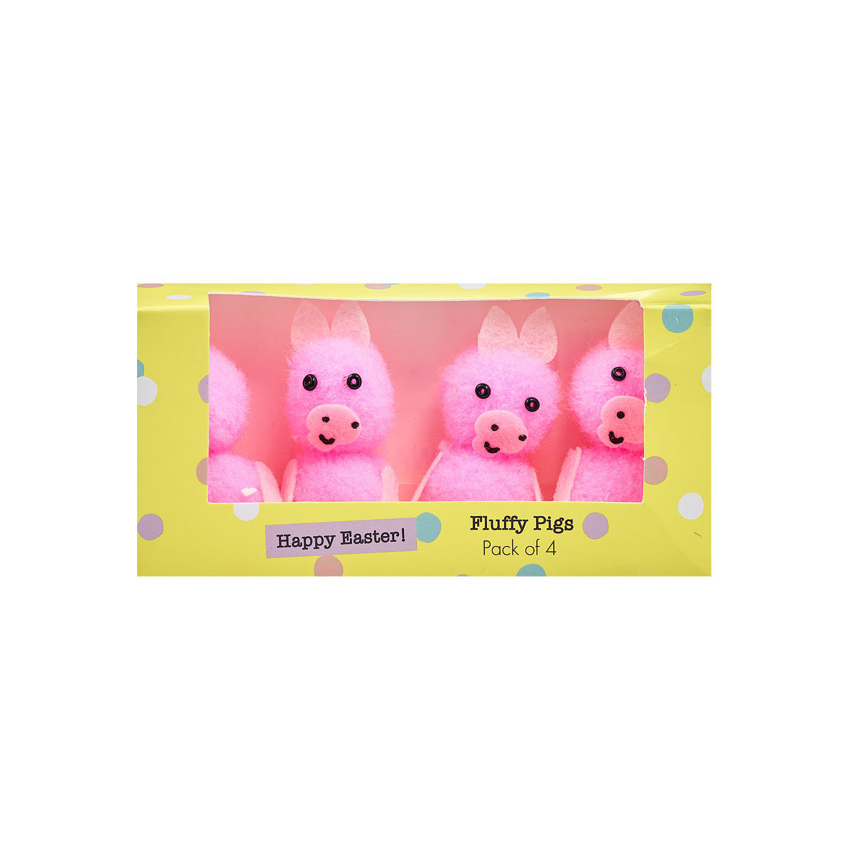 Easter Fluffy Pigs/Ducks 4pk
