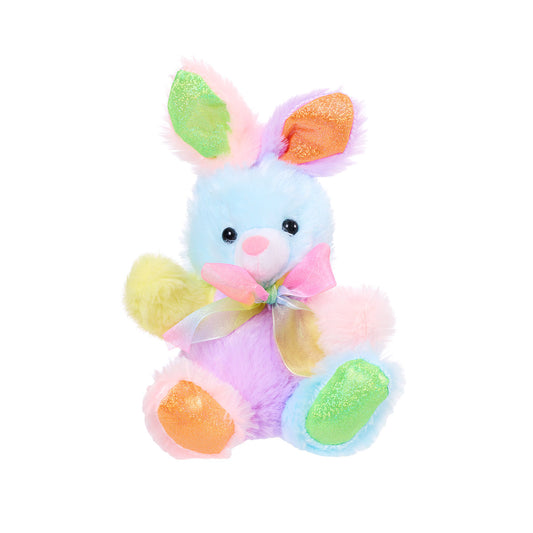Easter Plush Rainbow Bunny 25.5cm