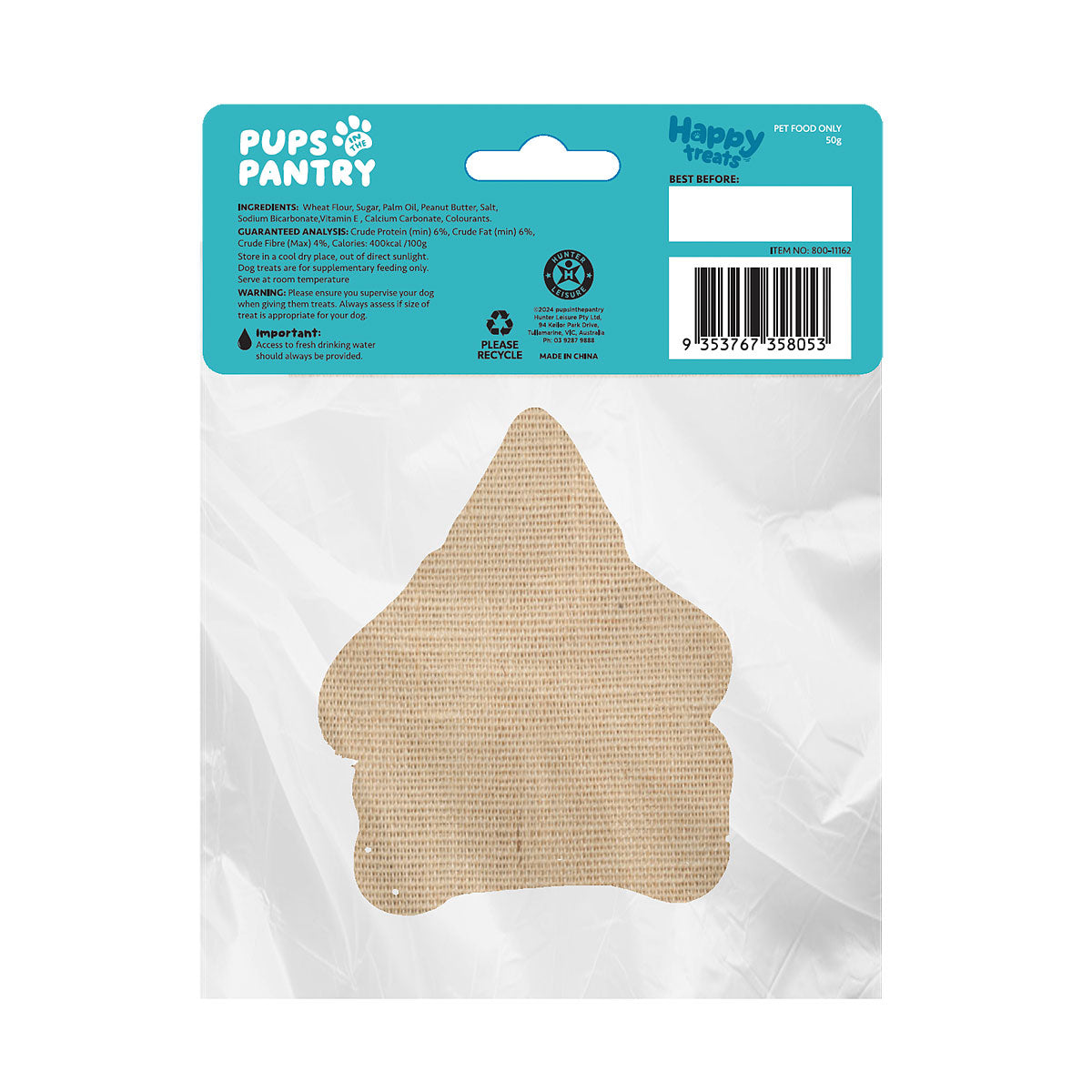Pups In The Pantry Iced Dog Biscuit 50g